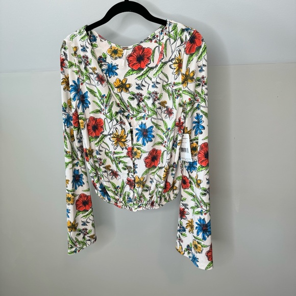 Free People Tops - Free People Gardenia Combo Floral Long Sleeve Blouse NWT Soft